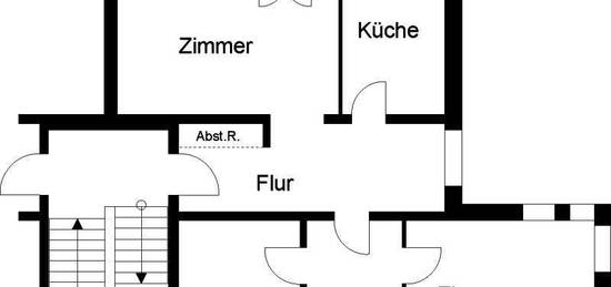 Toll geschnittene 3-Zimmerwohnung mit WBS A 80m²