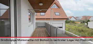 Großzügige Maisonette mit Balkon in zentraler Lage von Haßloch!