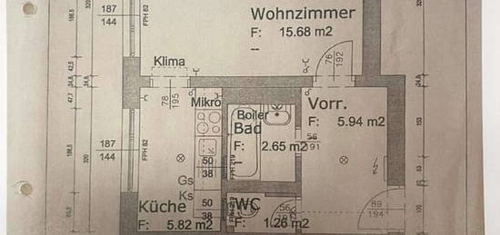 Garconniere Heinrichstraße 32 m²