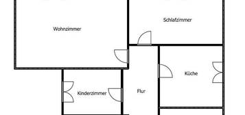 Ihre neue Wohnung: gemütliche 3-Zimmer-Wohnung mit Balkon und neuem Bad