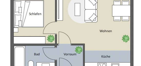 2-Zimmer Wohnung in 1140 Wien zu vermieten