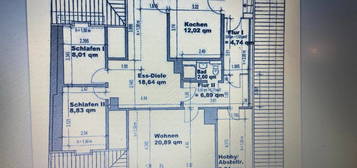 Vermiete 4 Zimmer DG Wohnung  90 Quadratmeter in Visselhövede