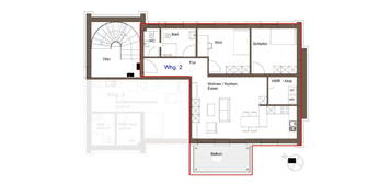 Moderne 3-Zimmerwohnung im Herzen von Hausberge!