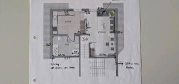 Gemütliche 1- Zimmer- DG Wohnung 28qm in Adlkofen