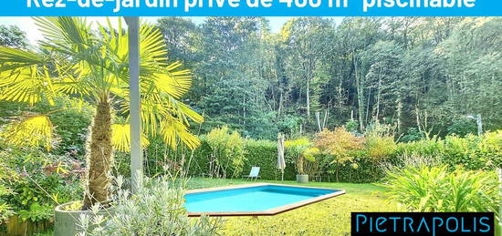 REZ DE JARDIN - T5 de plain pied de 116 m² - terrain privé de