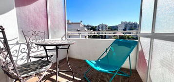 NICE - SAINTE MARGUERITE - Studio meublée 19m2 avec TERRASSE BAIL 1 AN :