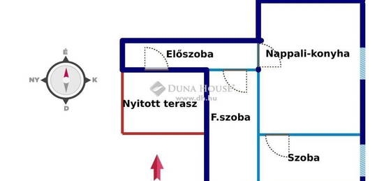 Debreceni eladó 44 nm-es ház