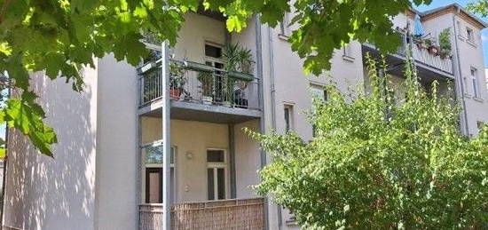 Markkleeberg - sofort frei: 2-ZKB mit Balkon im Grünen und Stellplatz