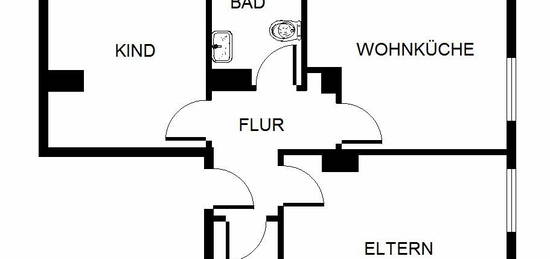 Demnächst frei! 2-Zimmer-Wohnung in Bergkamen City