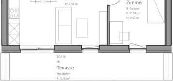 ERSTBEZUG und letzte 3-Zimmer-Wohnung mit 60m2, herrlicher Terrasse und 2 Tiefgaragenparkplätzen