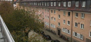 Helles Appartement in Schwabing mit Südbalkon