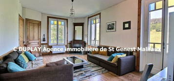PLANFOY 42660 EXCLUSIVITE Maison bourgeoise de 1912 exposée Sud-Ouest environ 145m² habitables 4 chambres sur 1179m² de terrain