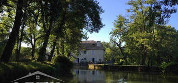 Ancien moulin rénové avec charme sur 58000m2 à 5min d'Eymet