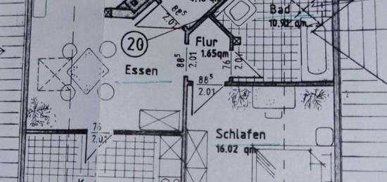 Schöne 2-Zimmer Wohnung mit Einbauküche in Nordborchen