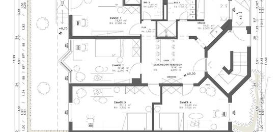 4 Zimmer Wohnung für WG