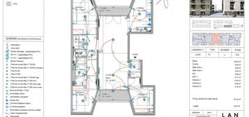 Appartement  à louer, 4 pièces, 3 chambres, 87 m²