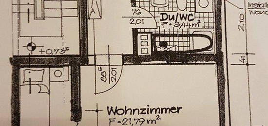 schnucklige sanierte Singlewohnung