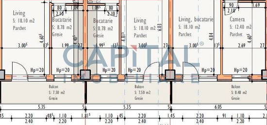 Vanzare apartament 2 camere, imobil nou, zona Aeroport, Cluj-Napoca