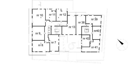 Piętro I* 2 pokoje * bezpośrednio*duży balkon(40)