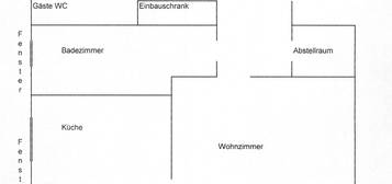 Schöne 3,5-Zimmer-Wohnung mit Balkon und Einbauküche in Bottrop Kirchhellen