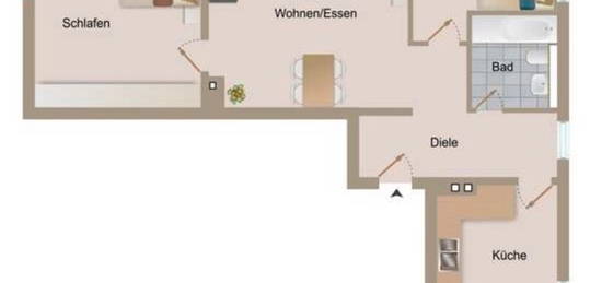 Große 3 Raum Wohnung 01665 Gauernitz