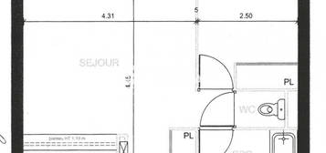 T2 de 40 m2 à Etauliers