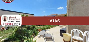 Vias - Charmante Maison Familiale de 5 pièces avec Jardin et Garage