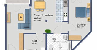 Moderne 2,5 ZKB mit Balkon und Stellplatz (optional)