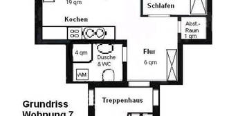 2 Zi. Wohnung, 38 m² im DG, in Gifhorn - Süd, im Mehrfamilienhaus