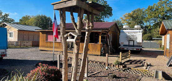 holzhaus im freizeitplatz tespe zu verkaufen