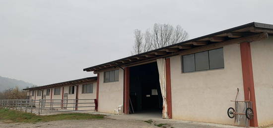 Casa con stalla e magazzino e terreno