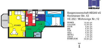 2 - Zimmer in Singen - Süd