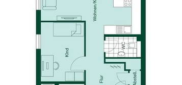 Neuwertige 3-Zimmer-Wohnung mit Balkon und Einbauküche in Nidderau