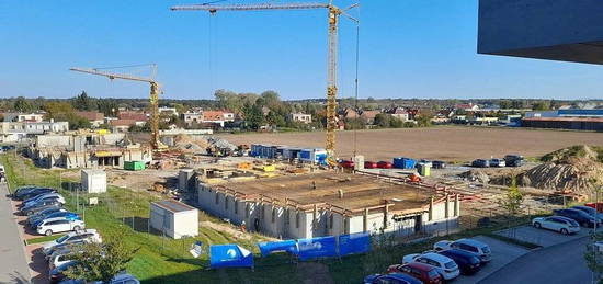 Prodej novostavby cihlového bytu 1+kk s terasou, o výměře 58 m2, Pardubice - Ohr