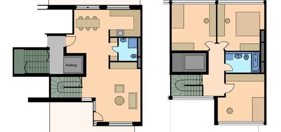 Geschmackvolle, vollst. renovierte 4,5-Raum-Maisonette-Wohnung mit geh. Innenausstattung mit Balkon