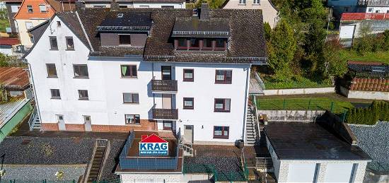 ++ KRAG Immobilien ++ naturnah mit Aussicht am Hang ++ Terrassen/Balkone, Garagen, Baugrundstück ++