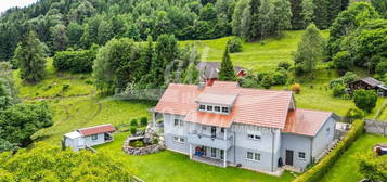 Wohnen mit Ausblick: Großzügiges Haus mit Gartenparadies und Ausbaureserve in Micheldorf