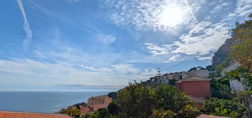 2 PIECES DE 42 M2 TERRASSE DE 25 M2 VUE MER, PROCHE MONACO,