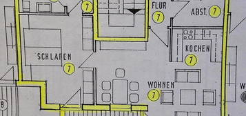 Schöne Wohnung im Herzen von Ottmarsbocholt mit Balkon