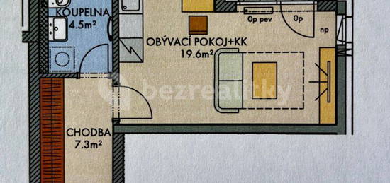 Prodej bytu 1+kk 37 m², Drnovská, Hlavní město Praha