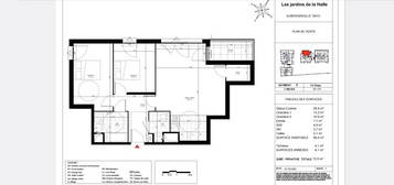 Location appartement 3 pièces 69 m²