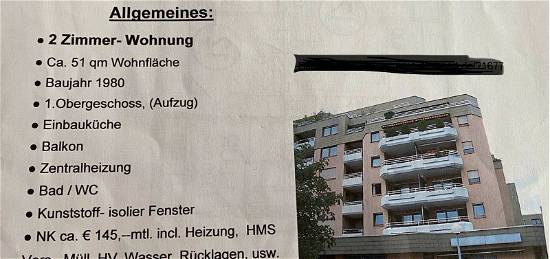 2 Zimmer-Wohnung in Stuttgart-Heumaden