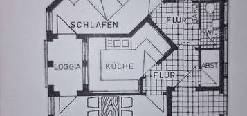 Schöne, helle 2-Zimmer-Wohnung (70 m²) mit Loggia in der historischen Altstadt von Dornstetten