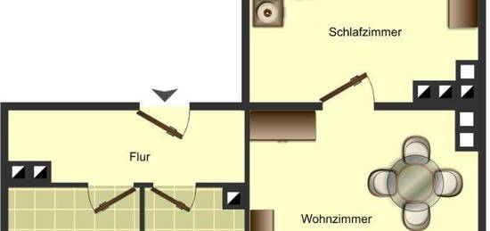 2-Zi-Whng . modernes Wannenbad mit Fenster, Balkon n Remscheid Kremenholl