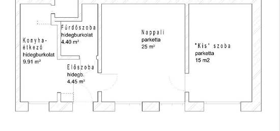 Nagykörúton belüli terület, VII. kerület, ingatlan, eladó, lakás, 59 m2