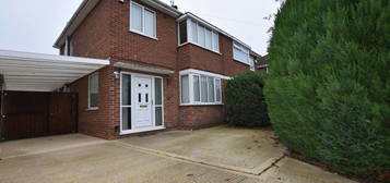 Semi-detached house to rent in Desborough Avenue, Stanground, Peterborough PE2