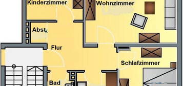 Ab sofort 3-Zimmer Wohnung mit Balkon in der Ahornstr. 12, Rehau