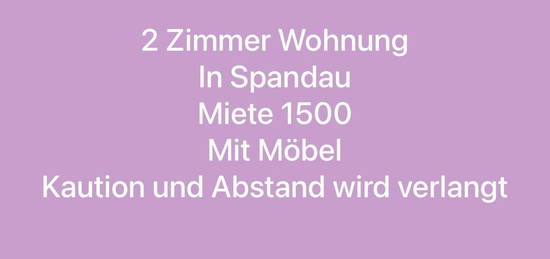 2 Zimmer Wohnung in Spandau