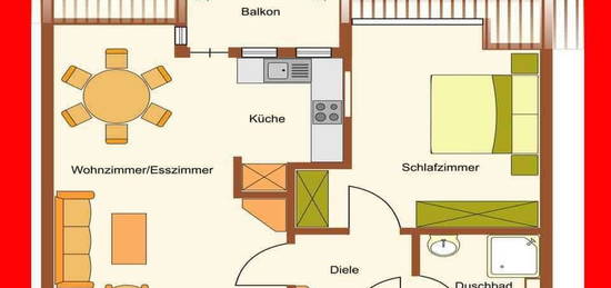 2 Zi.-Wohnung in Himmelsthür