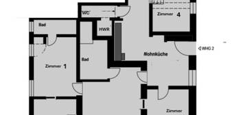 Mietwohnung 140m² EG+Terrasse, 4 SZ in Halle (W.)